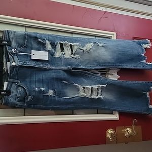 NWT Risen heavily distressed size 1xl jeans